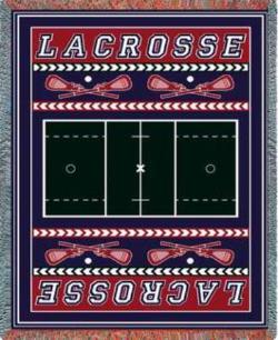 Classic Lacrosse Throw Blanket