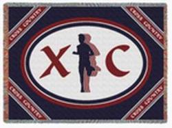 Men's Cross Country Throw Blanket