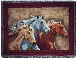 Cindy's Throws carries a wonderful variety of Equine Themed cotton ...