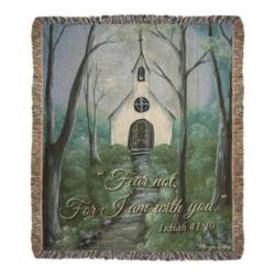 NEW Isaiah 41:19 Pathways-Fear Not Tapestry Throw