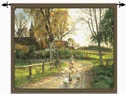 The Goose Girl Tapestry Fine Art Wall Hangings