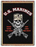 Mess With The Best Marine Corps Throw Blanket